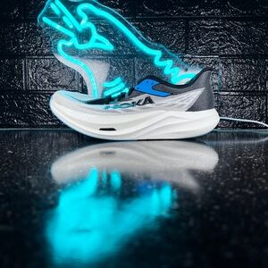 Hoka One One Rocket X 3 Marathon Running Carbon Plated Shoes Sneakers - 8.5